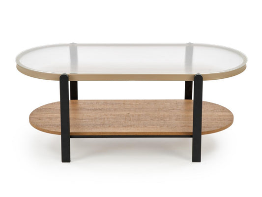 Žurnalinis staliukas KAMALA c.stalas, natural / juoda V-CH-KAMALA-LAW