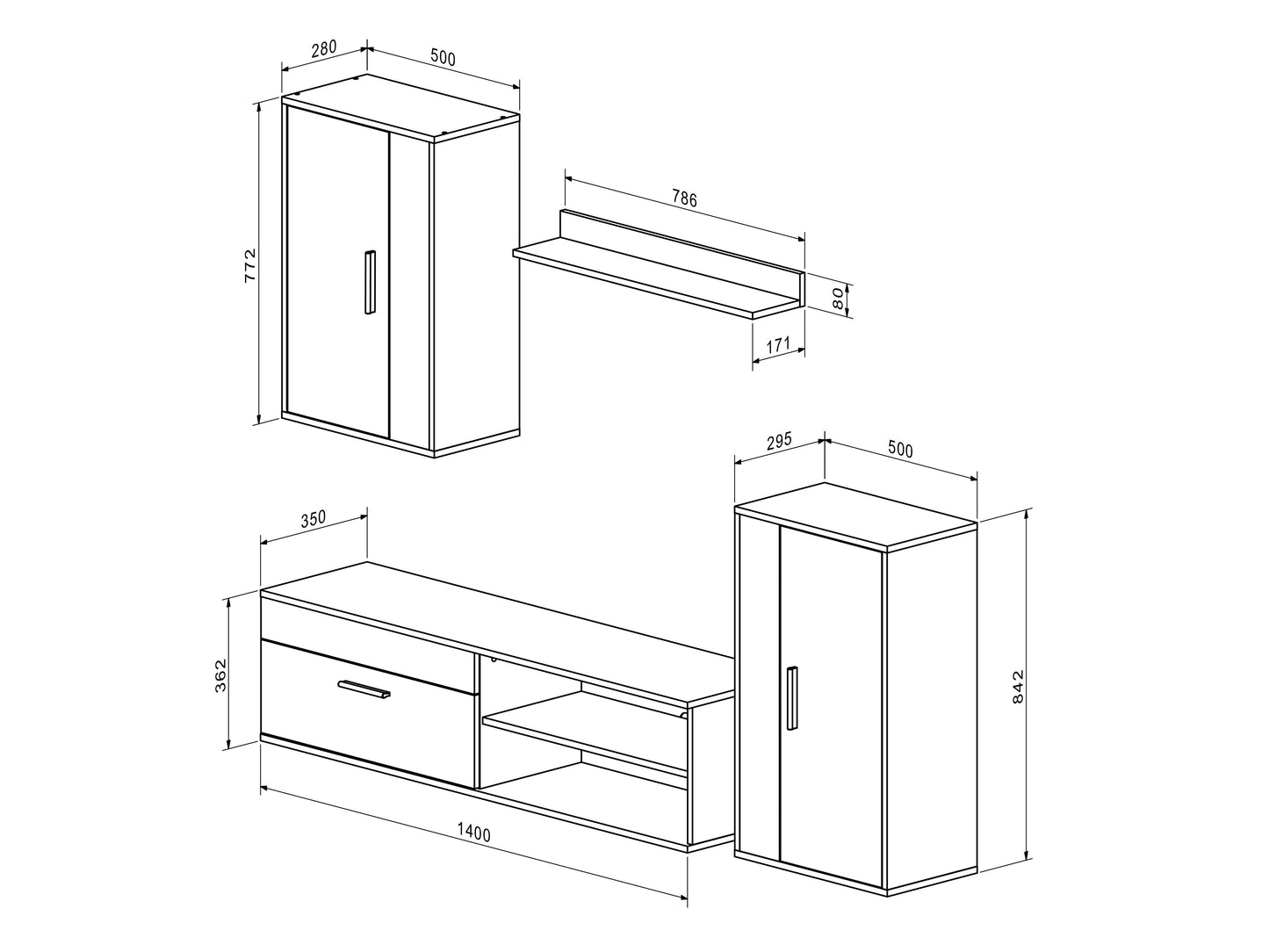 Svetainės komplektas BENSON komplektas color: artisan ąžuolas / kašmyras V-UA-BENSON-ARTISAN/KASZMIR (Artisan ąžuolas + Kašmyras)