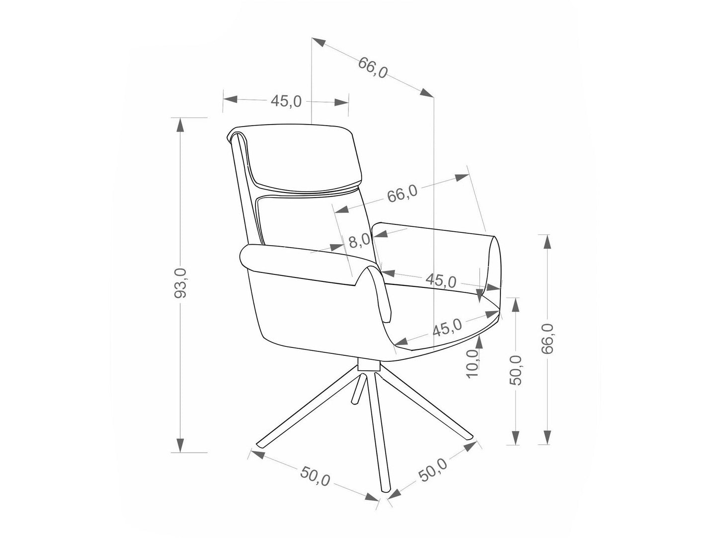 Kėdė K596 CS kėdė V-CH-K/596-KR-OLIWKOWY, Spalva: Baltimore 13 + Juoda
