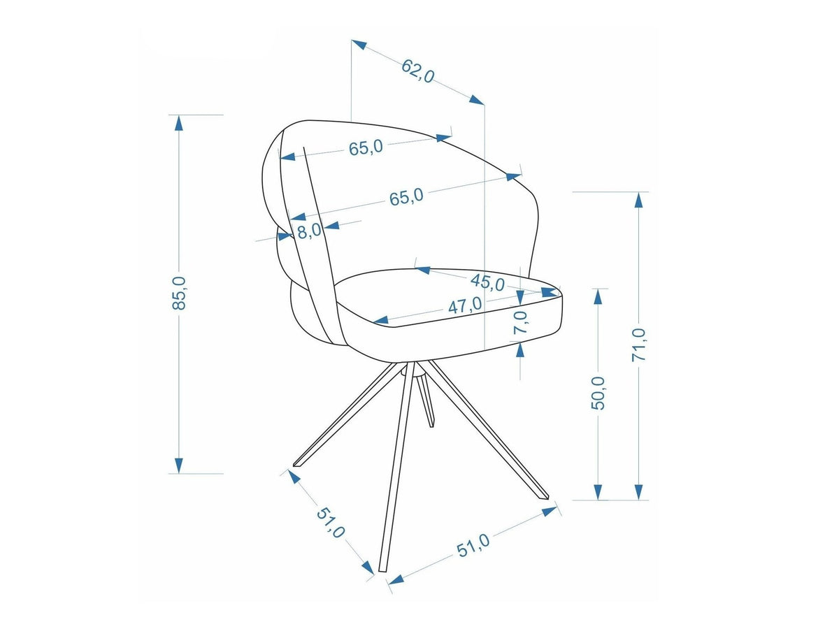 Kėdė K604 kėdė, smėlinė V-CH-K/604-KR-BEŻOWY (Amicasa 02)