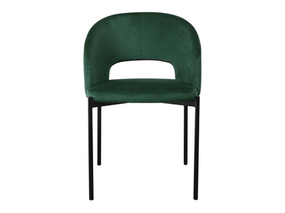 Kėdė K455 V-CH-K/455-KR-C.ZIELONY (Tamsi žalia + Juoda)