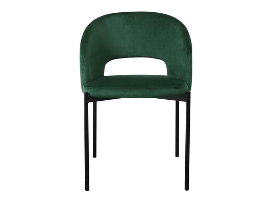 Kėdė K455 V-CH-K/455-KR-C.ZIELONY (Tamsi žalia + Juoda)