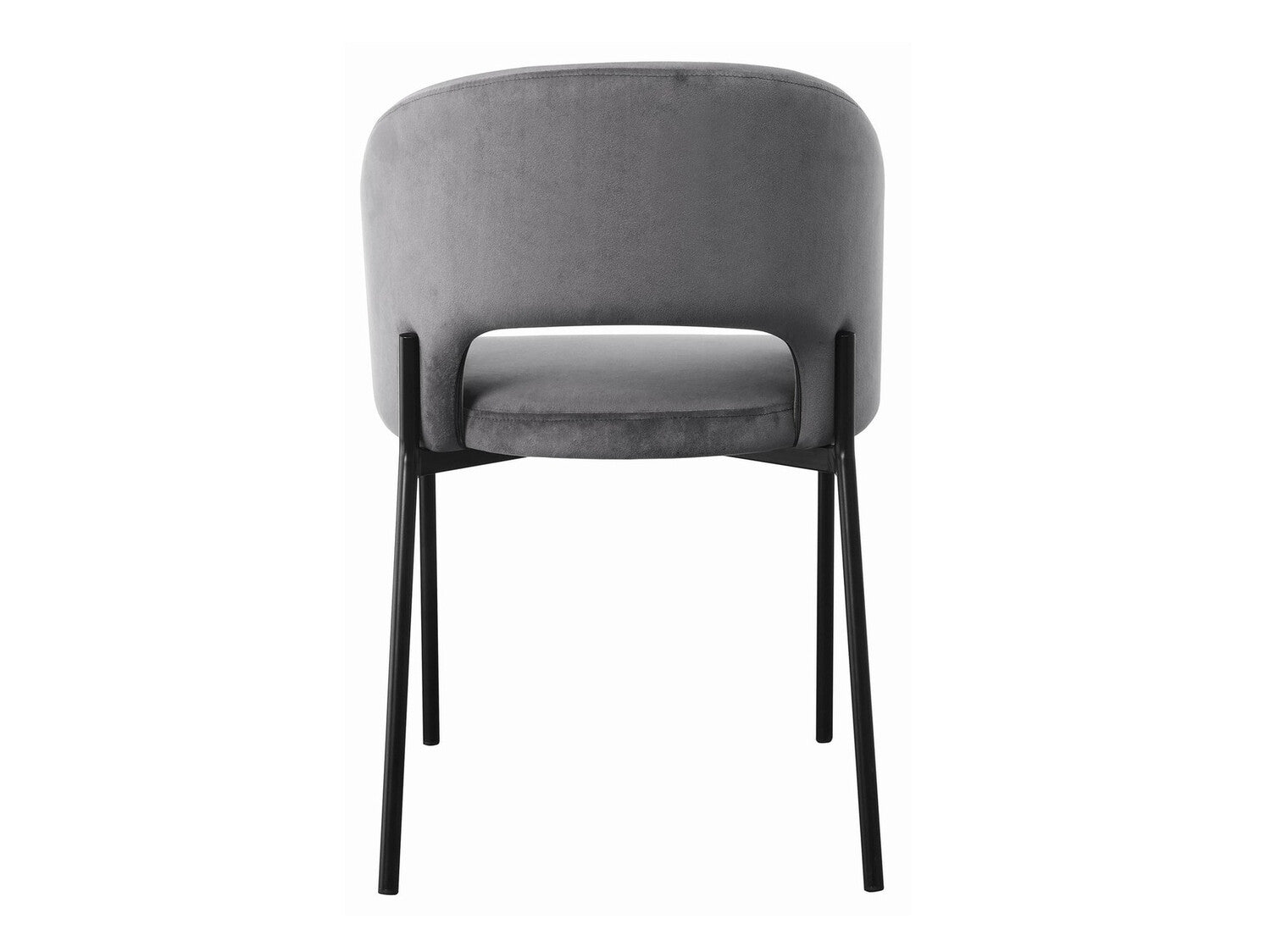 Kėdė K455 V-CH-K/455-KR-POPIELATY (Pilka + Juoda)