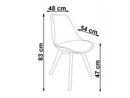 Kėdė K-303, Spalva: Tamsi žalia + Šviesus medis