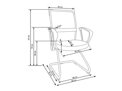 Biuro kėdė Vire Skid Q-030