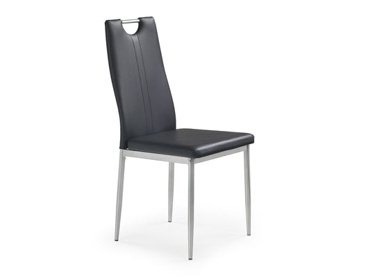 Kėdė K-202 V-CH-K/202-KR-CZARNY, Spalva: Juoda