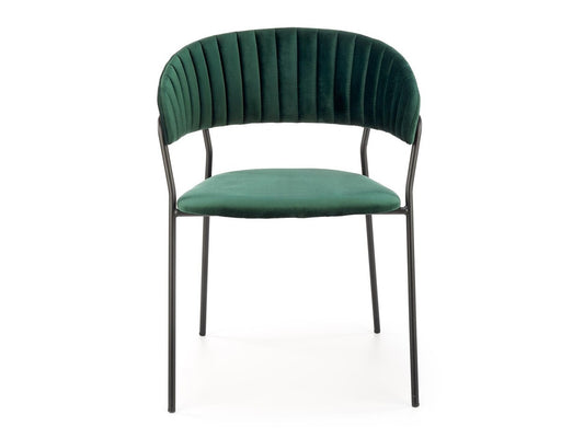 Kėdė K426 V-CH-K/426-KR-C.ZIELONY (Tamsi žalia)