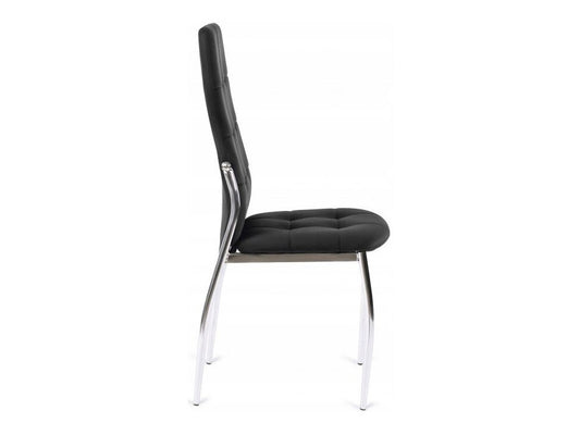 Kėdė K416 kėdė, juoda velvetas V-CH-K/416-KR-CZARNY (Juoda)