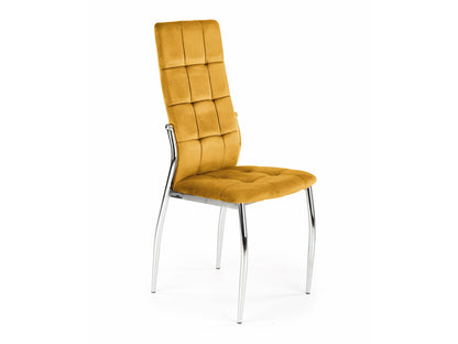 Kėdė K416 kėdė, garstyčių velvetas V-CH-K/416-KR-MUSZTARDOWY (Geltona)