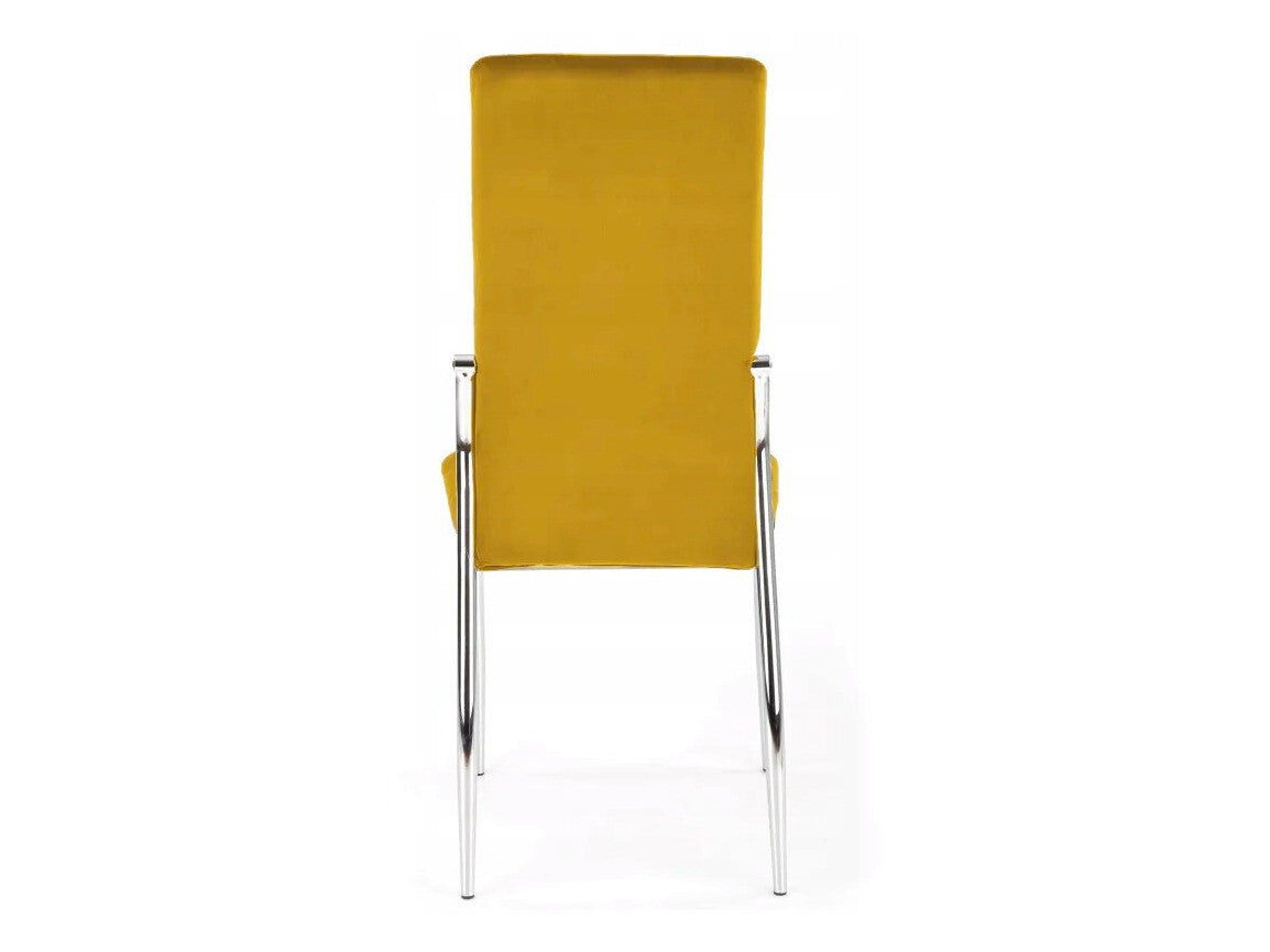 Kėdė K416 kėdė, garstyčių velvetas V-CH-K/416-KR-MUSZTARDOWY (Geltona)