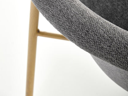 Kėdė K489 kėdė, smėlio V-CH-K/489-KR-POPIELATY (Pilka)