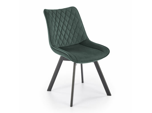 Kėdė K520 V-CH-K/520-KR-C.ZIELONY, Spalva: Žalia