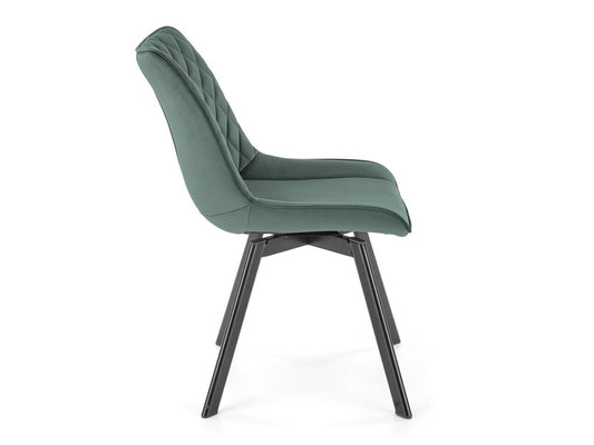Kėdė K520 V-CH-K/520-KR-C.ZIELONY, Spalva: Žalia