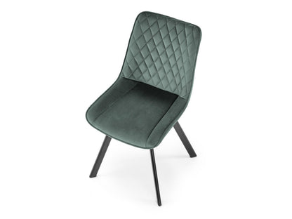 Kėdė K520 V-CH-K/520-KR-C.ZIELONY, Spalva: Žalia