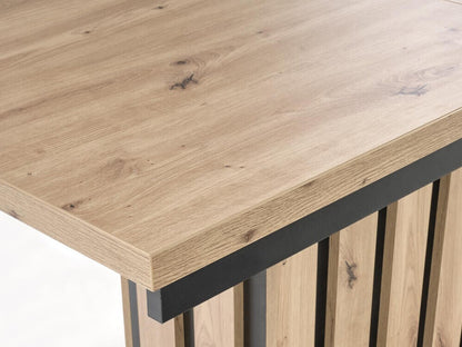 Žurnalinis staliukas BARETTI žurnalinis staliukas, artisan ąžuolas / juoda V-PL-BARETTI-LAW