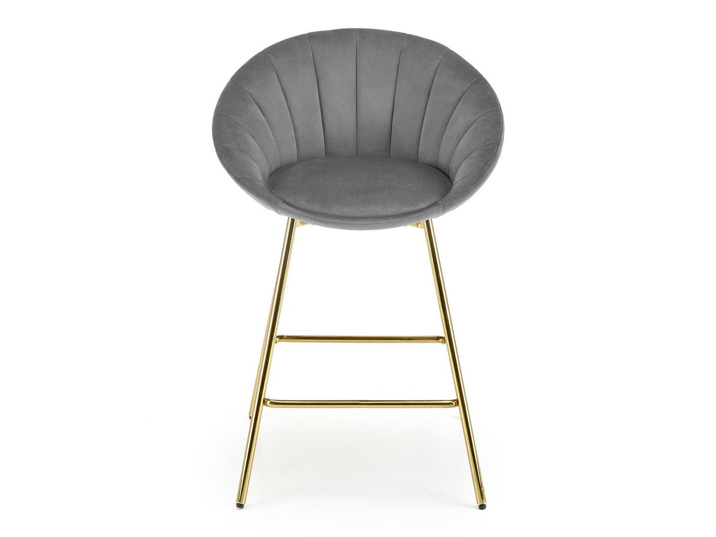 Baro kėdė H112 baro kėdė, pilka / auksas V-CH-H/112-POPIELATY (Pilka + Auksinė)