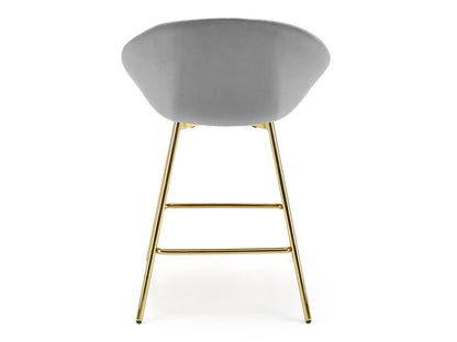 Baro kėdė H112 baro kėdė, pilka / auksas V-CH-H/112-POPIELATY (Pilka + Auksinė)