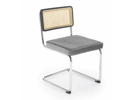 Kėdė K504 kėdė, pilka / juoda V-CH-K/504-KR-POPIELATY (Pilka)