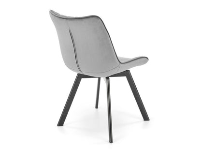 Kėdė K520 V-CH-K/520-KR-C.POPIEL, Spalva: Pilka