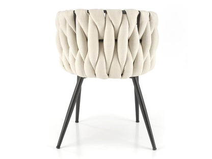 Kėdė K516 kėdė, šviesi smėlio V-CH-K/516-KR-J.BEŻOWY Spalva: Beige + Juoda