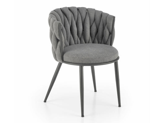 Kėdė K516 kėdė, pilka V-CH-K/516-KR-POPIELATY Spalva: Pilka + Juoda