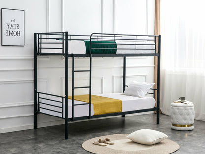 Dviaukštė lova BUNKY dviaukštė lova, balta V-CH-BUNKY-LOZ-BIAŁY, Spalva: Juoda