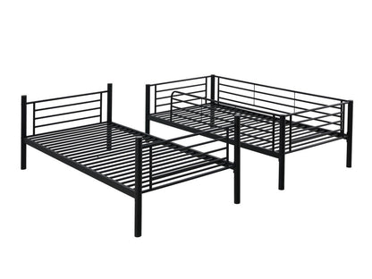 Dviaukštė lova BUNKY dviaukštė lova, balta V-CH-BUNKY-LOZ-BIAŁY, Spalva: Juoda