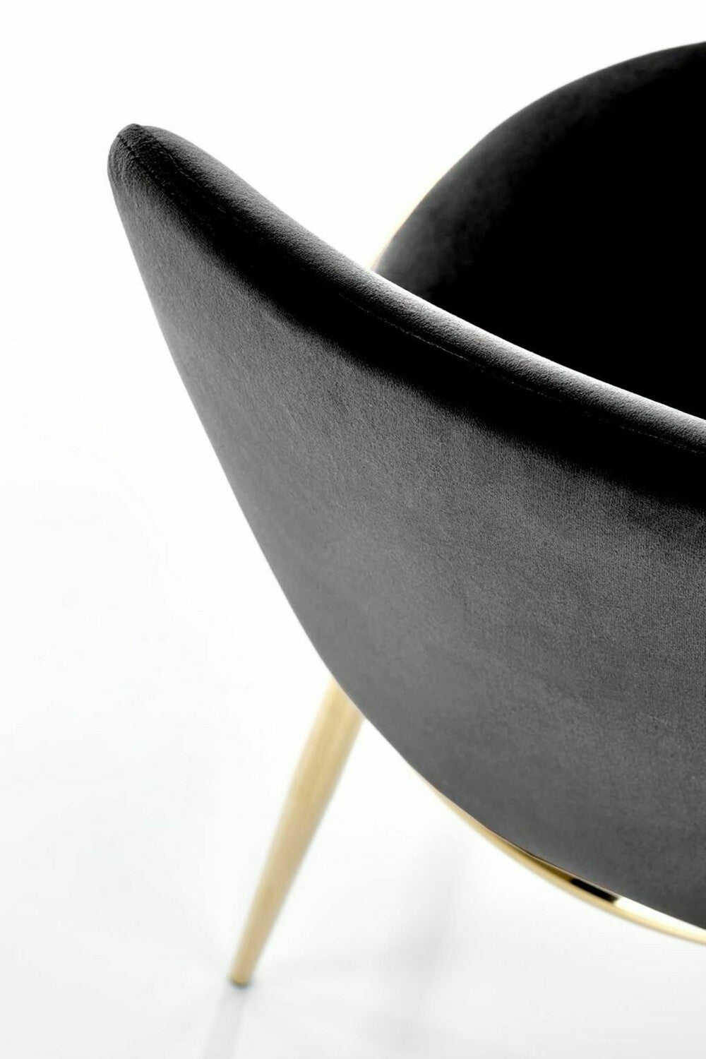 Kėdė K460, Spalva: Juoda + Auksinė