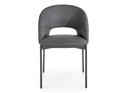 Kėdė K373, Spalva: Pilka + Juoda