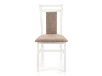 Kėdė Hubert 8 color: Balta + Tamsi pilka