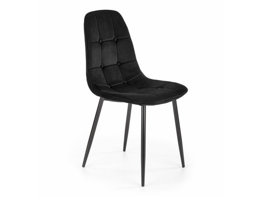 Kėdė K417 V-CH-K/417-KR-CZARNY, Spalva: Juoda