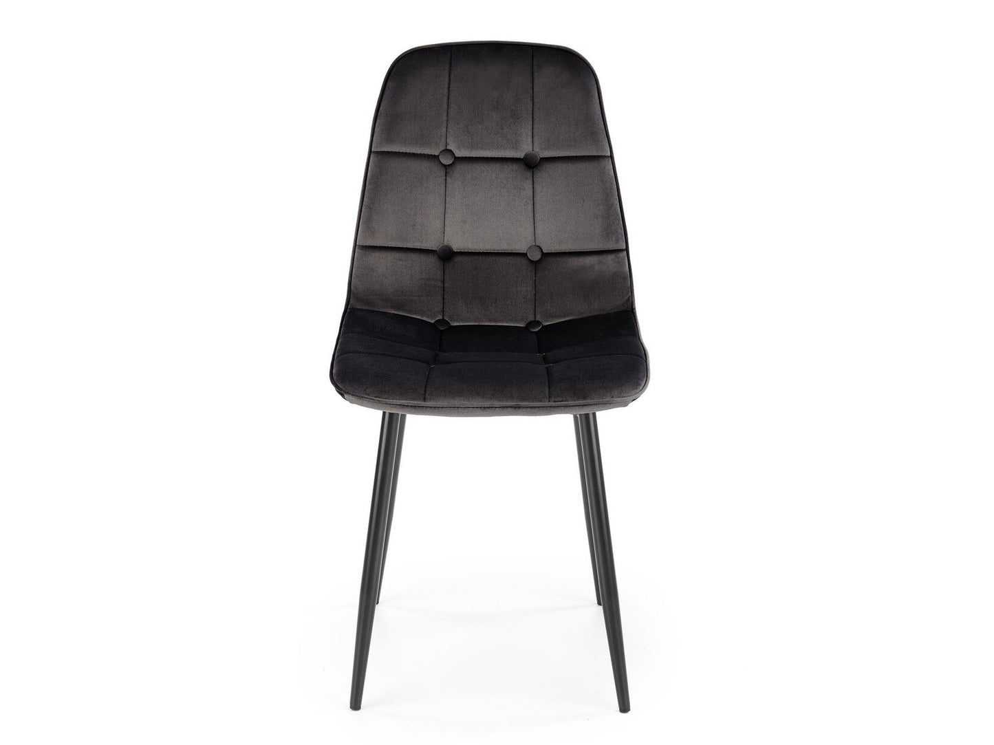 Kėdė K417 V-CH-K/417-KR-CZARNY, Spalva: Juoda