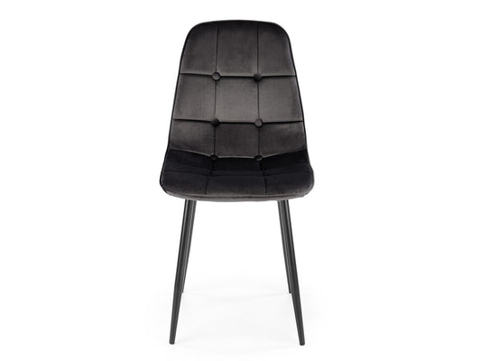 Kėdė K417 V-CH-K/417-KR-CZARNY, Spalva: Juoda