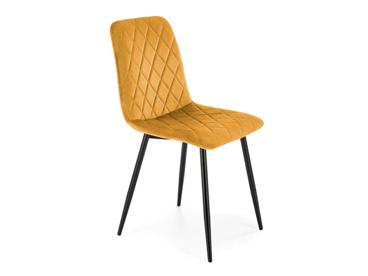 Kėdė K525 kėdė garstyčių V-CH-K/525-KR-MUSZTARDOWY (Geltona)