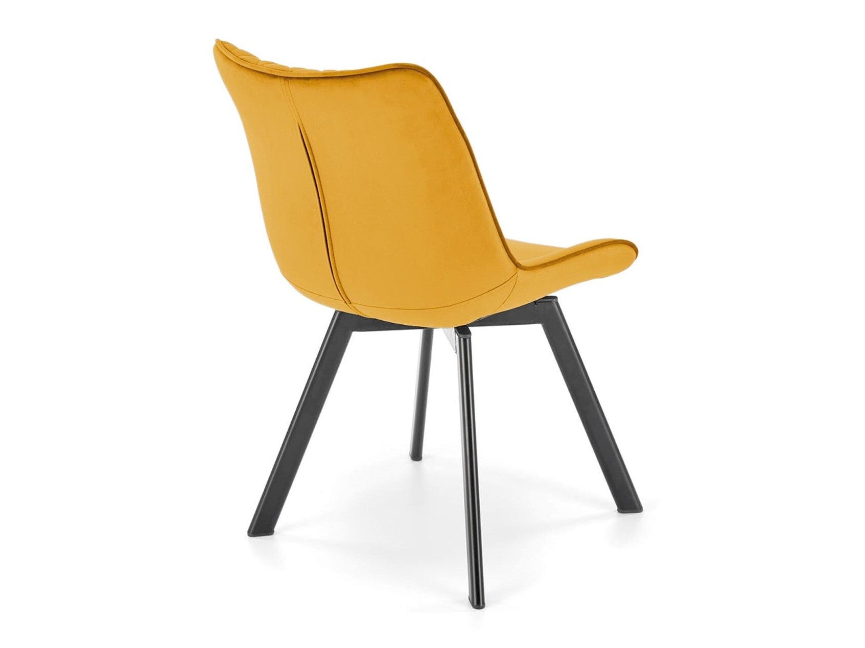 Kėdė K520 V-CH-K/520-KR-MUSZTARDOWY, Spalva: Geltona