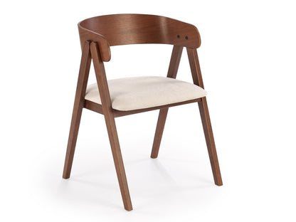 Kėdė K562 kėdė, graikinis riešutas / šviesi smėlinė V-CH-K/562-KR