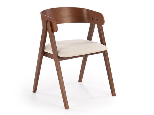 Kėdė K562 kėdė, graikinis riešutas / šviesi smėlinė V-CH-K/562-KR