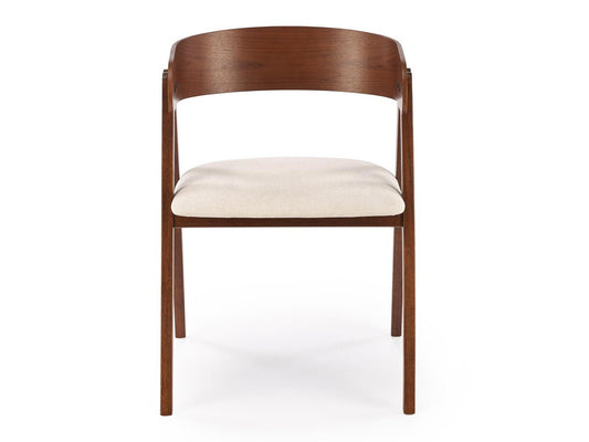Kėdė K562 kėdė, graikinis riešutas / šviesi smėlinė V-CH-K/562-KR