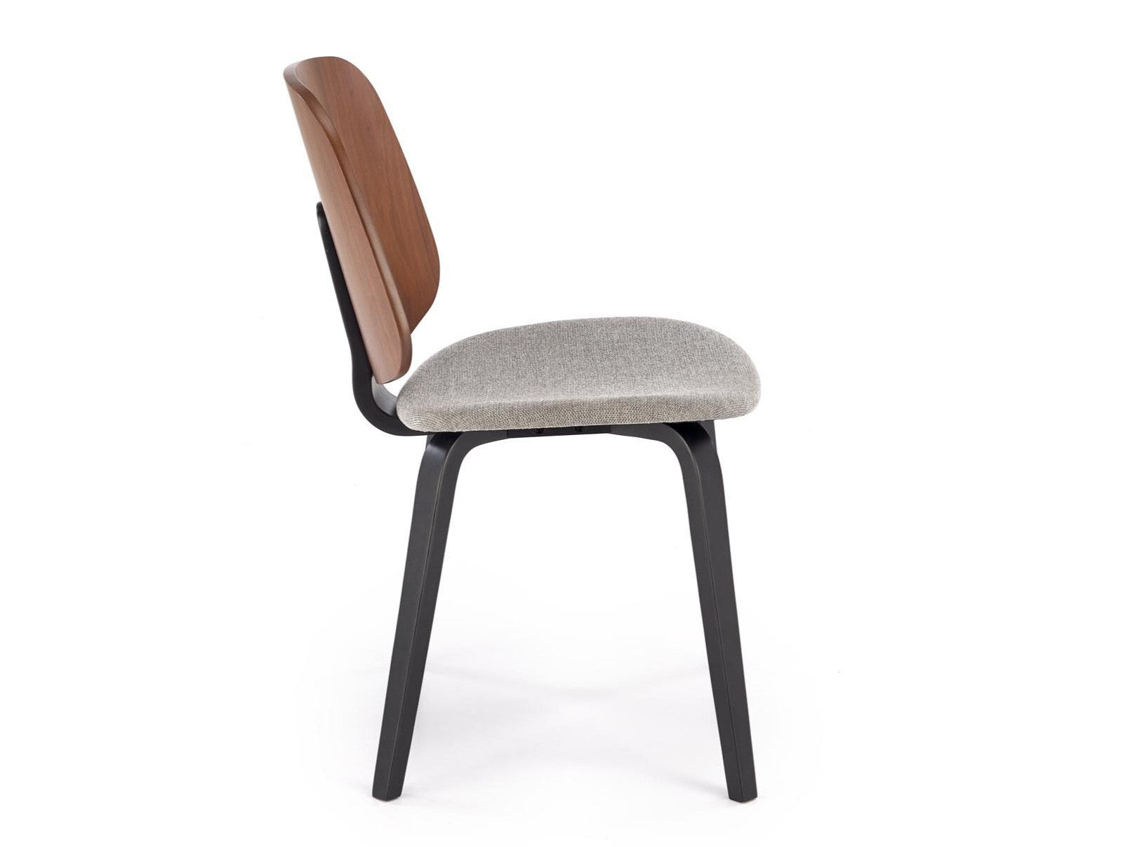 Kėdė K563 kėdė, graikinis riešutas / pilka / juoda V-CH-K/563-KR