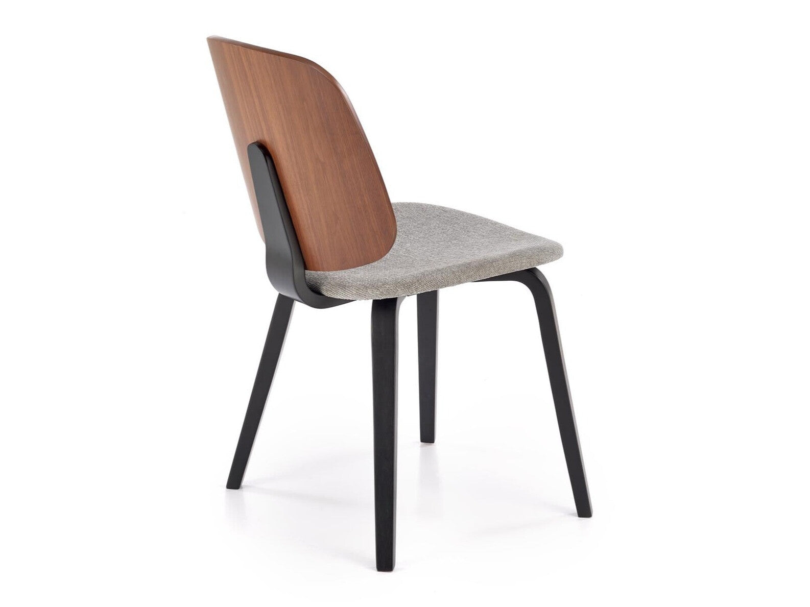 Kėdė K563 kėdė, graikinis riešutas / pilka / juoda V-CH-K/563-KR