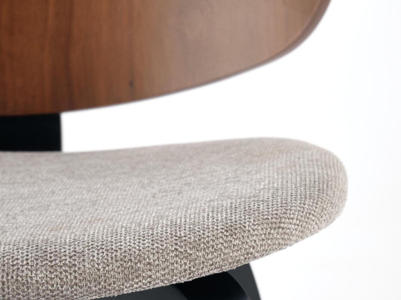 Kėdė K563 kėdė, graikinis riešutas / pilka / juoda V-CH-K/563-KR