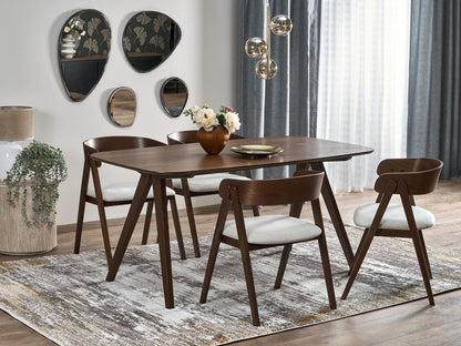 Kėdė K562 kėdė, graikinis riešutas / šviesi smėlinė V-CH-K/562-KR