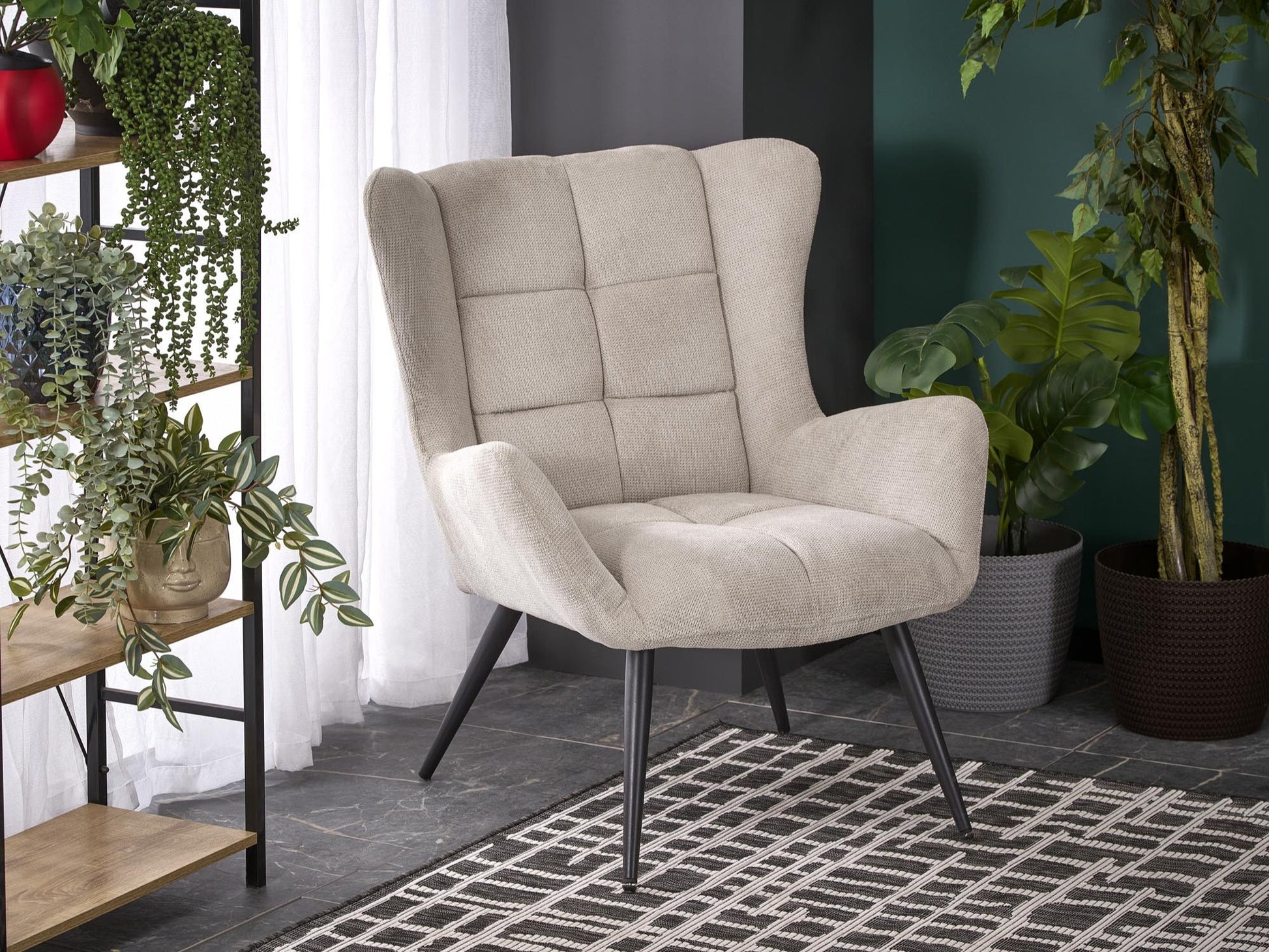 Fotelis BYRON leisure kėdė, beige V-CH-BYRON-FOT-BEŻOWY (Beige)