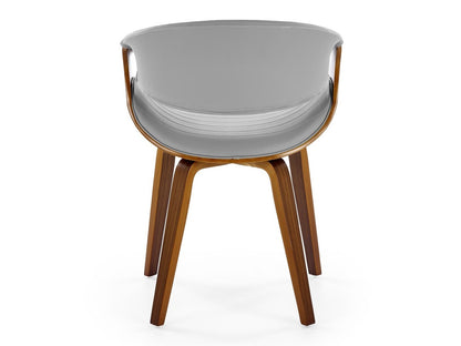 Kėdė K544 kėdė, pilka / graikinis riešutas V-CH-K/544-KR-POPIELATY (Pilka + Graikinis riešutas)