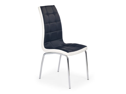 Kėdė K186 kėdė color: juoda/balta V-CH-K/186-KR-CZARNY (Juoda)
