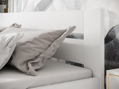 Lova MATILDA, Spalva: Balta, Miegamoji dalis: 160 x 200 cm