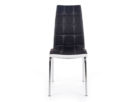 Kėdė K186 kėdė color: juoda/balta V-CH-K/186-KR-CZARNY (Juoda)