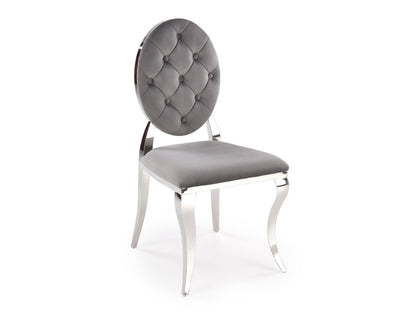 Kėdė K555 kėdė, pilka / sidabrinė V-CH-K/555-KR (Pilka)