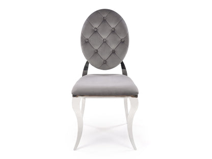 Kėdė K555 kėdė, pilka / sidabrinė V-CH-K/555-KR (Pilka)
