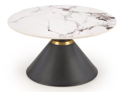 Žurnalinis staliukas GORETTI žurnalinis staliukas, baltas marmuras / juoda V-CH-GORETTI-LAW